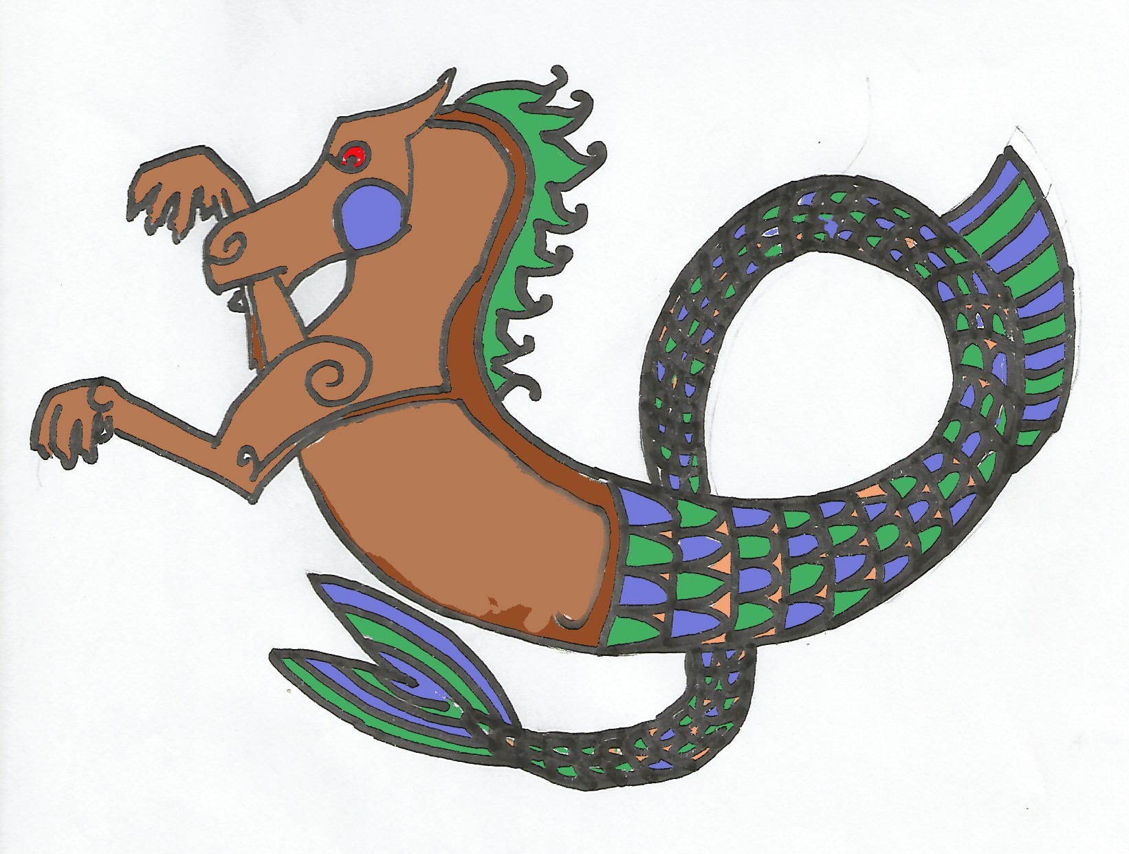 Water Horse Tattoo